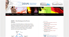 Desktop Screenshot of dexpi.org