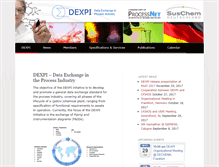 Tablet Screenshot of dexpi.org